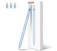 Stylus Pen for iPad 2018-2025: 15 Mins Fast Charging Pencil 1 Generation with Tilt Sensitivity Palm Rejection - Work for iPad Air 3 4 5 M2 M3- Pro 11" 12.9" M4 - Mini 5 6 - iPad 6 7 8 9 10 11 (Blue)