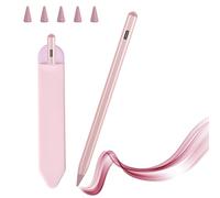Stylus Pen for iPad 2018-2025, 15 Minutes Fast Charging, with Palm Rejection, Tilt Sensitivity, Compatible iPad 11/10/9/8/7/6th Gen, Pro 12.9/11/13 Inch M4, Air 3/4/5/M2/M3, Mini5/6 (Rose Gold)