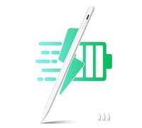 Stylus Pen for iPad 2018-2025, 2X Fast Charge Pencil, Pixel-Perfect Precision, Palm Rejection Tilt Sensitivity, Active Pen for iPad 6/7/8/9/10, Mini 5/6, Air 3/4/5/M4, Pro 11''/12.9''/13''