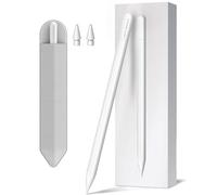Stylus Pen for iPad 2018-2025, 5 Mins Ultra Fast Charge, Palm Rejection, Compatible with iPad 11th-6th Gen, iPad Pro 12.9"/11"/M4, Air 5/4/3/M2/M3, Mini 6/5 Gen, White