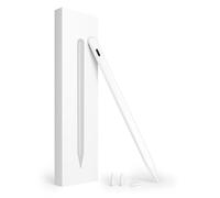 Stylus Pen for iPad 2018-2025, Fast Charge, Tilt Sensitivity, Palm Rejection, 20H Battery Life Magnetic Pencil for iPad 6-11th A16, Pro 11"/12.9"/13" M4/M5, Air 3-7th M2/M3, Mini 5-7th A17 Pro (White)