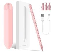 Stylus Pen for iPad 2018-2025 i-Pad 9th&10th&11th A16 Gen,Milikilo Stylus Pen with Pencil Holder,Palm Rejection iPads Air11&13"(M2/M3),iPad Pro 11"&13"(M4),i-Pad 6th-10th,iPads Air 3/4/5 (Rose Gold)