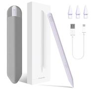 Stylus Pen for iPad 2018-2025 i-Pad 9th&10th&11th A16 Gen,Milikilo Stylus Pen with Pencil Holder,Palm Rejection iPads Air11&13"(M2/M3),iPad Pro 11"&13"(M4),i-Pad 6th-10th,iPads Air 3/4/5 (Purple)