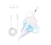 Stylus Pen for iPad 2018-2025, ipad Pencil Compatible Apple iPad 11 A16/10/9/8/7/6th Gen, Pro 12.9/11/13 Inch, Air 3/4/5/M2/M3/M4, Mini 5/6, with 2x Faster Charge, Tilt Sensor, Palm Rejection