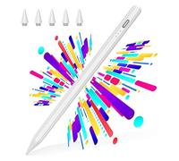 Stylus Pen for iPad 2018-2025, USB C Fast Charging Magnetic Pen with Tilt Sensitivity & Palm Rejection, Pencil for iPad a16/6/7/8/9/10/11, iPad Pro 11"/12.9"/M4, IPad Air 3/4/5/M2/M3, White