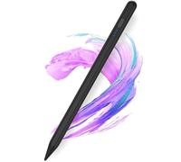 Stylus Pen for iPad 2018-2025 with Palm Rejection, Faster Charge, Tilt Sensitivity iPad Pencil Compatible with A16/11th/10th/9th/8th/7th/6th, Pro 11/12.9in, Air M2/M3/5th/4th/3rd, Mini 6/5th (Black)