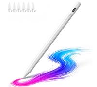 Stylus Pen for iPad(2018-2026)-10 Min Fast Charge,Auto Sleep,Tilt Sensitivity,Palm Rejection,Active Pencil for iPad 11/10/9/8/7/6th Gen,Pro 13"/12.9"/11",Air 6/5/4/3,Mini 7/6/5th (White)