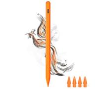 Stylus Pen for iPad (2018-2026) - Type-c Charging Pencil for ipad Palm Rejection Active Pen Compatible with Apple iPad (A16) 11/10/9/8/7/6, Pro 11"/12.9"/13", Air 3/4/5/M2/M3, Mini 5/6 (Orange)