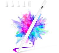 Stylus Pen for iPad 2025-2018 Faster Charge Apple Pencil with Tilt Sensitivity & Palm Rejection & Magnetic Compatible iPad 11/10/9/8/7/6, Pad Air 3/4/5, Pro 12.9"/11", Mini 6/5, M2/M4 White