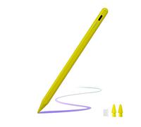 Stylus Pen for iPad 9th&10th, Active Pencil Compatible with 2018-2025,Palm Rejection,Tilt Sensitivity,Pencil for iPad 6/7/8/9/10/A16, Pro 11"/12.9"/13", Mini 5/6, Air 3/4/5/M2/M3-yellow