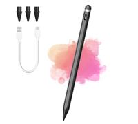 Stylus Pen for iPad 9th&10th Generation-2X Fast Charge Active Pencil Compatible with 2018-2024 Apple iPad Pro11&12.9&13'', iPad Air 3/4/5/6,iPad 6/7/8/9/10,iPad Mini 5/6 Gen (Black)