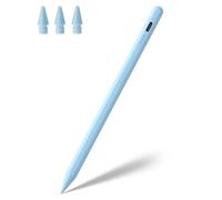 Stylus Pen for iPad A16 11th 10th 9th 8th 7th 6th Generation, iPad Pro 12.9 11 13 inch M4, iPad Air M3 M2 5th 4th 3rd Gen, iPad mini A17 Pro 7 6 5, for Apple Pencil Pro 1st 2nd Gen Alternative (Blue)