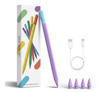 Stylus Pen for iPad A16 Pencil,(2018-2026) Apple Pencil with Palm Rejection | Fast Charge,Tilt Sensitivity,for iPad 11/10/9/8/7/6th Generation, Pro 13"/12.9"/11"/M4, Air 7/6/5/4/3/M3,Mini 5th (purple)