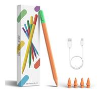 Stylus Pen for iPad A16 Pencil,(2018-2026) Apple Pencil with Palm Rejection | Fast Charge,Tilt Sensitivity,for iPad 11/10/9/8/7/6th Generation, Pro 13"/12.9"/11"/M4, Air 7/6/5/4/3/M3,Mini 5th (orange)