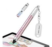 Stylus Pen for ipad, Easy Grip Kids Stylus Pens for iPhone IPad Air Capacitive Touch Screen Stylus for Kid Student Drawing Writing, Stylist Pen for Chromebook Android Fire Edition Tablet - Rose Gold