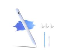 Stylus Pen for iPad, Palm Rejection, Tilt Sensitivity, 15 Mins Fast Charge Apple Pencil for iPad 6/7/8/9/10/11(A16), Pro 11"/12.9"/M4, Air 3/4/5/M2/M3, Min 5/6, Suitable for Adults and Children