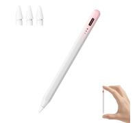 Stylus Pen for iPad Pencil 10th Generation, Palm Rejection & Tilt Sensitivity, Compatible with iPad 6/7/8/9/10/A16, Air 3/4/5/M2/M3, Pro 11"/12.9"/M4, Mini 5/6/7, Suitable for Adults & Kids-Pink