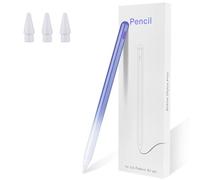 Stylus Pen for iPad Pencil 6-11th Generation(2018-2025) - 2X Fast Charge Active Pencil Compatible with Apple Pencil Pro 11"/12.9"/M4, Air 3/4/5/M2/M3,mini 5/6, White Purple