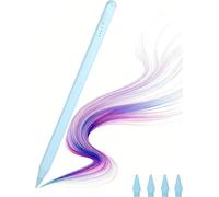 Stylus Pen for iPad, with tilt-Pressure Sensitivity and Multi-Point Anti-False-Touch Function. 20-Minute Fast Charging for 2018-2023 iPad/Mini/Pro/Air (Blue)