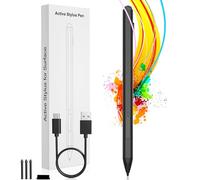 Stylus Pen for Microsoft Surface, 30mins Fast Charging Surface Pro Pen for Surface Pro 9/10/11/8/X/7/7 plus/6/5/4/3, Surface Book/Laptop/Go/Studio, Palm Rejection, 4096 Pressure Sensitivity,Magnetic