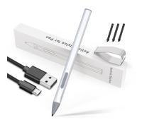 Stylus Pen for Microsoft Surface Pro 11/10/9/X/8/7/6/5/4/3,Surface Go/Go2/Go3,Book3/2/1,Surface Laptop/Studio (Silver)