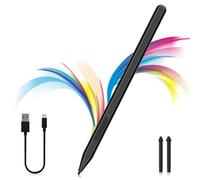 Stylus Pen for Microsoft Surface Pro 12/11/10/9/8/X/7+/6/5/4/3,Surface Go 4/3/2/1,Surface Laptop 1-6/Studio/Book 3/2/1 with Eraser Side Button,Palm Rejection,Tilt Function,1024 Pressure