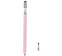 Stylus Pen for Samsung Galaxy Tab A7/A8/A8Plus/A9/A9Plus Tablet Compatible with iPad/AMZ Fire Tablet Android All Touch Devices Universal High Sensitive S Pen (3IN1 Rosegold)
