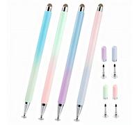 Stylus Pen for Samsung Galaxy Tab A9Plus/A9/A8 Plus/A8/A7 Compatible with iPad iOS/Android 15/14 Tablet All Touch Devices Universal High Sensitive S Pen (Purple+Pink+Blue+Green 4 Macaron Colors)