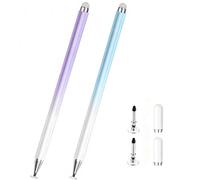 Stylus Pen for Samsung Galaxy Tab A9Plus/A9/A8 Plus/A8/A7 Compatible with iPad iOS/Android 15/14 Tablet All Touch Devices Universal High Sensitive S Pen (Purple+Blue)