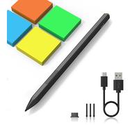 Stylus Pen for Surface with 4096 Pressure, Eraser & Right-Click, Palm Rejection, 3 Replaceable Nib,Work for Surface Pro 9/8/X/7/7+/6/5/4/3,Surface Go 3/2/1,Surface Laptop/Studio/Book 4/3/2/1