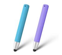 Stylus Pen for Touch Screens, 2 Pack Kid-Friendly Tablet Pen for Universal Touch Screen Compatible with Kindle, Kids Samrt Watch, iPad Pro/Mini/Air, iPhone, Easy Grip Durable & Safe