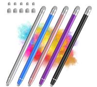 Stylus Pen for Touchscreen, 5 Pack Dual Fiber Stylus, High Sensitivity and Precision, Universal Stylus Pen for Ipad,iPhone,Android, Galaxy Microsoft Surface,Kindle All Capacitive Touch Screens