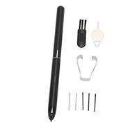 Stylus Pen, Wide Applicability Perfect Substitute Stylus Capacitive Plastic Material with 5 Replaceable Tips for S4 for T835 for T830 (Black)