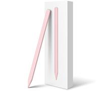 Stylus Pencil with Magnetic Wireless Charging, 2X Fast Charge for Ipad, Compatible with iPad Pro 11 in 1/2/3/4, iPad Pro 12.9 in 3/4/5/6, iPad Air 4/5, iPad Mini 6-Pink