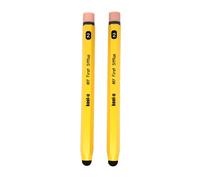 Stylus Pens for Kids, Hexagon Shaped Like a Real Pencil, Compatible with All Touch Screen Devices -, Samsung Galaxy Tab, Fire - 2 Pack