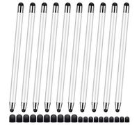 Stylus Pens for Touch Screens,[10 Pack] Universal Capacitive Touch Screen Pens for iPad/iPhone/Smartphones and Tablets,Compatible with All Capacitive Touch Screen (10Pack White)