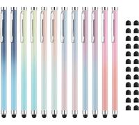 Stylus Pens for Touch Screens 12 Pack Linfanc Stylus Pen for iPad High Sensitivity and Precision Capacitive Stylus Pen for iPhone All Touch Screens Devices, Extra 24 Replacement Tips