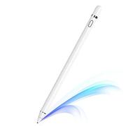 Stylus Pens for Touch Screens, Active Stylus Pencil Compatible for Apple,Capacitive Pencil for Kid Student Drawing, Writing,High Sensitivity,for Touch Screen Devices Tablet,Smartphone (White)