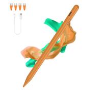 Stylus Pens for Touch Screens,Type-C Tablet Pen with 4 Pom Tips Rechargable Stylus Pen for Android Compatible with Samsung/Huawei/Lenovo/Mi/Vivo and Other Android Smartphone and Tablet Devices-Orange