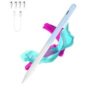 Stylus Pens for Touch Screens,Type-C Tablet Pen with 4 Pom Tips Stylus Pen for Android Compatible with Samsung/Huawei/Lenovo/Mi/Vivo and Other Android Smartphone and Tablet Devices-Gradient Blue