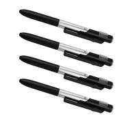 Styluses Tip Ballpoint Pen, 4Pcs Retractable Ball Point Pens 1.0mm Point Smooth Writing Pens LED Light Metal Set Touch Screens Styluses