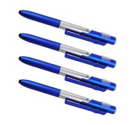 Styluses Tip Ballpoint Pen, 4Pcs Retractable Ball Point Pens 1.0mm Point Smooth Writing Pens LED Light Metal Set Touch Screens Styluses