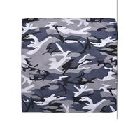 stylx Scarves & Scarves Bandana Neckerchief Biker Scarf Headscarf Cotton Mouth Guard Pirate Scarf Ideal for Carnival Fancy Dress Carnival Costume Dog Collar Dog Scarf (Camou Blue/Grey)