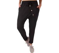 stylx Women's Jogging Bottoms Size 8-22 Sweatpants Stars Boyfriend Ali Baba Style Anchor Camouflage Plain Colours - Multicolour - One Size