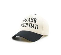 Stymora Funny Mum Cap, Go Ask Your Dad Trucker Hat, Adjustable Baseball Cap for Women, Christmas Birthday Gifts for Mom Black