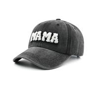 Stymora Mama Baseball Cap, New Mum Gifts, Adjustable First Time Mom Hat, Mothers Day Birthday Gifts for Wife Daughter Black