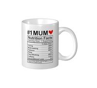 Stymora Mum Coffee Mug, 11Oz Ceramic Tee Cups, Best Mum Ever Gifts for Mom, Mother, Christmas Birthday Gifts from Husband Son Daughter