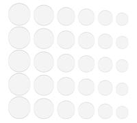 Styquenzer Clear Piercing Disc for Piercing Bump Silicone Healing Non Pull Piercings Discs Pressure Silicone Earrings Clear Disc Pads for Keloids Healing Pads, 60Pcs 3mm/5mm/7mm/9mm/12mm/14mm