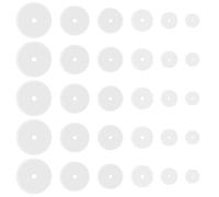 Styquenzer Clear Piercing Disc for Piercing Bump Silicone Healing Non Pull Piercings Discs Pressure Silicone Earrings Clear Disc Pads for Keloids Healing Pads, 30Pcs 3mm/5mm/7mm/9mm/12mm/14mm