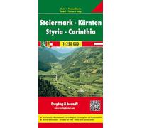 Styria - Carinthia Road Map 1:250 000 by Freytag & Berndt (German) Folded Book